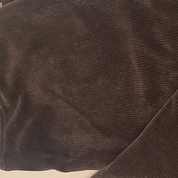 NWT Quaker Factory Vintage Inspo Brown Courduroy Pull-on Pants with Back Pockets - Picture 15 of 15